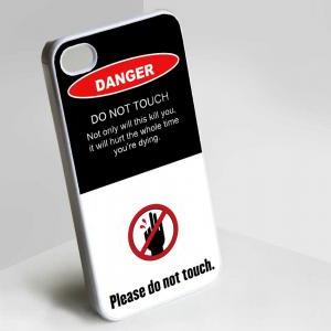 Danger Sign, Do Not Touch Protective Case For..
