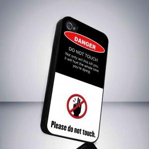 Danger Sign, Do Not Touch Protective Case For..