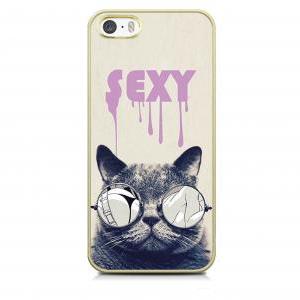 Sexy Cat With Glasses Protective Case For Iphone..