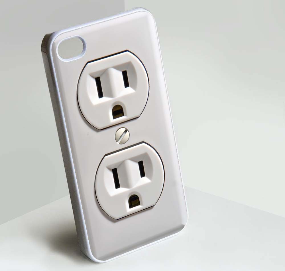 Electric Plug Funny Protective Case For Iphone And Samsung Galaxy on Luulla